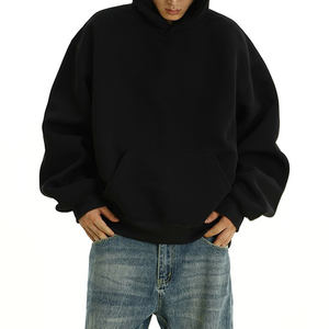 Style vintage personnalisé hommes Baggy à capuche rétro Streetwear à la mode coupe ample approvisionnement d'usine - Product Image 5