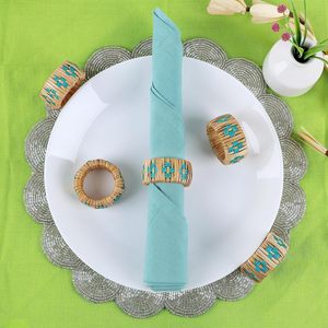 Best Selling Rattan Napkin <b>Ring</b> <b>Hand</b> Woven Rattan <b>Holders</b> for Party Decoration Dining Table - Product Image 2