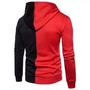 Logo personnalisé 180ct Hommes Zip Solide Hoodies et Sweatshirts French Terry Épais Lourd Surdimensionné pour l'hiver Impression Numérique - Product Image 5