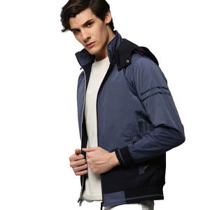 2024 último diseño personalizado de alta calidad para hombre impermeable a prueba de viento Reversible chaqueta de bombardero de moda de invierno con capucha gran oferta - Product Image 2