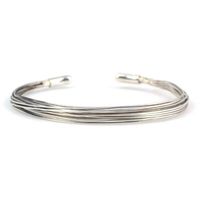 Bracelet en fil fin en argent sterling 925 pour femme, épaisseur 0,7 cm, 12 g, bijoux raffinés