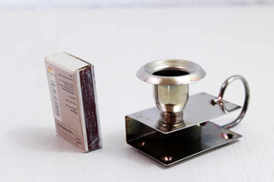 Bougeoir fait main, fournitures en vrac, bougeoir en métal avec impression couleur personnalisée, vente en gros - Product Image 2