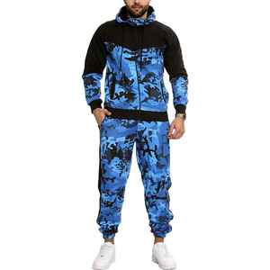 Chándal Personalizable para Hombre de Alta Calidad, Transpirable, de Secado Rápido, con Forro Polar, Talla Grande, Cierre con Cordón, 100% Algodón - Product Image 1