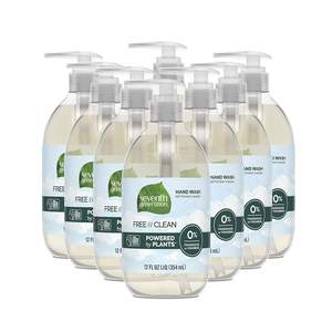 Seventh Generation Liquid Hand <b>Soap</b> <b>Fragrance</b> <b>Free</b> <b>Free</b> & Clean Unscented Hand <b>Soap</b> 12 Fl.oz, Pack of 8 - Product Image 6