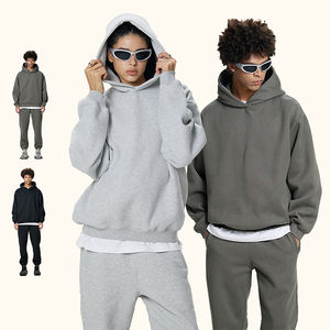 Sweat à capuche unisexe en molleton épais de qualité supérieure 2026, coupe régulière, avec poches surdimensionnées et impression personnalisée - Product Image 3