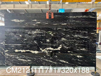 Dalles de granit quartzite brésilien de luxe Matrix Titanium Taurus Spectrus Juparana Cosmos Black Magma Cosmic Gold