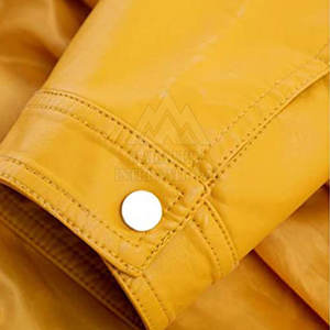 Meilleures ventes de veste en cuir mince pour femmes pour l'hiver Design personnalisé avec traitement tricoté respirant - Product Image 6