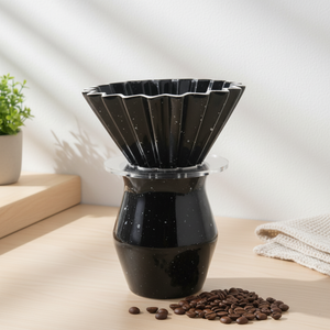 Ensemble de tasse à café et de filtre à café en porcelaine durable de qualité supérieure, multi-usages, 3460991SETL-0.35, pour les amateurs de café - Product Image 3