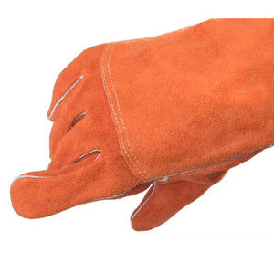 Gants de soudage en cuir de sécurité pour la construction, vente en gros, prix bas, respirants, légers, gants de soudage en cuir - Product Image 2
