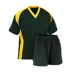 Tenues de football numériques OEM de haute qualité, impression personnalisée du logo, 100 % polyester, séchage rapide, nouveau style en ensemble - Product Image 3