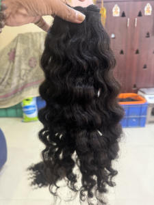 Haute qualité 28 pouces lâche vague profonde indien 100% extensions de cheveux humains non transformés prix de gros - Product Image 3