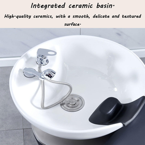 Silla de champú de salón rosa eléctrica de moda con sistema de circulación de agua chino - Product Image 5