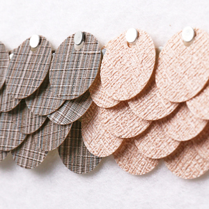 Lentejuelas Sueltas con Textura de Cuadrícula Marrón Beige Vintage de SHENYUE, Gran Venta, para Bordado de Ropa, Proyectos de Manualidades, Hecho a Mano - Product Image 4