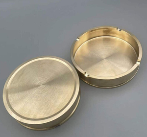 Premium Metal Ashtray Elegant Smoking Accessory for Home Office Hotel Restaurant Bar and Outdoor <b>Table</b> Use - Product Image 3