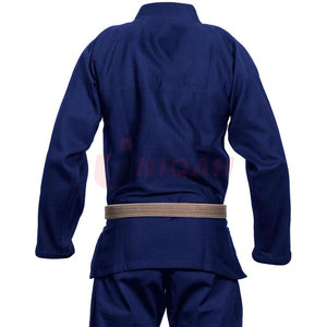 Rendimiento y estilo inigualables Más vendidos Azul 100% Algodón BJJ Gi Unisex MMA Desgaste de artes marciales con logotipo personalizado - Product Image 4
