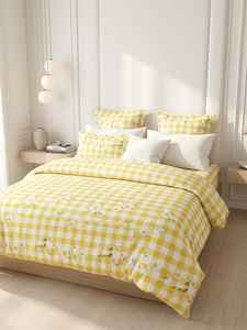 Juego de Funda Nórdica Moderna de Microfibra Lavada de Lujo, 200 Hilos, Resistente a las Arrugas, Duradera, para Todas las Estaciones, 4 Piezas - Product Image 6