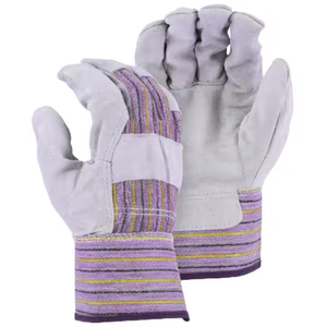 Guantes de cuero dividido de piel de vaca de alta resistencia de calidad superior Forro de algodón suave transpirable para seguridad Industrial jardinería doméstica - Product Image 2