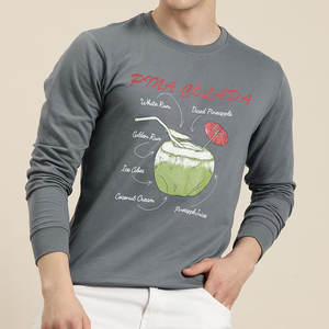 Sudadera Vintage transpirable de alta calidad para hombre, ropa informal de algodón y poliéster, sudadera Vintage básica para hombre a la venta en línea - Product Image 1