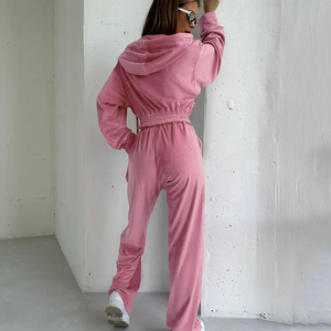 Dernier modèle de survêtement 2 pièces sur mesure pour femmes, survêtement pour femmes, votre propre style, survêtements cargo pour femmes - Product Image 4