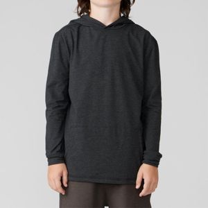 Pull à capuche basique pour enfants-Sweat à capuche confortable et élégant pour garçons et filles, parfait pour une tenue décontractée et une superposition - Product Image 2