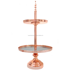 Support à gâteau brillant idéal pour la décoration intérieure Design hautement fini pour mariage et fête décoration de Table outils à gâteau - Product Image 4