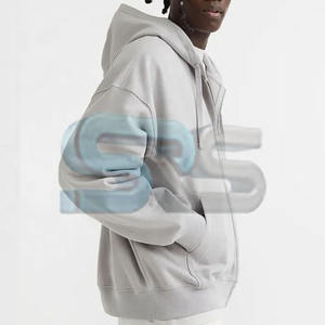 Sudadera con capucha para hombre de mezcla de algodón básico de última moda con logotipo personalizado estampado de soplo ropa de calle de bolsillo polar cálido de invierno de alta calidad - Product Image 2