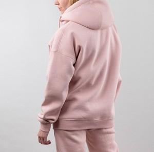 Sweat à capuche surdimensionné pour femme avec conception unique de panneau croisé grandes poches mode tenue décontracté col à capuche - Product Image 2
