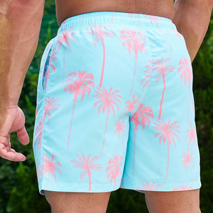 Shorts de Playa Personalizados con Logotipo para Hombre, Estilo Casual, para Natación y Surf, Cintura Media, Color Sólido, Talla Grande, de Poliéster/Nailon, Ecológicos, de Secado Rápido - Product Image 5