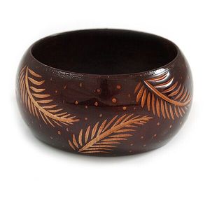 REFER Diseño Brazalete y pulsera de madera Tamaño personalizado Pulseras de madera Brazalete Hecho a mano Flor Brazalete de madera Brazalete - Product Image 4