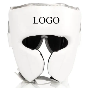 Protecteur de tête en cuir PU de haute qualité Kickboxing équipement d'entraînement casque tête Gear garde protecteur boxe Mma tête garde - Product Image 1