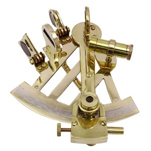 Fournitures de longue durée Navire en laiton Sextant allemand avec boîte en bois dur Fait à la main de qualité supérieure pour l'utilisation de la décoration de l'hôtel à la maison - Product Image 5