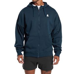 Nueva Sudadera con Capucha de Invierno para Hombre, 100% Algodón, Color Sólido Personalizado, con Logotipo Frontal de Estilo Vintage, Servicio OEM - Product Image 1