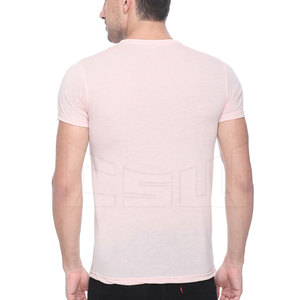 Venta al por mayor camiseta de moda para hombre logotipo personalizado hecho de poliéster/Tela de punto de algodón - Product Image 4