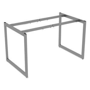 Base de Escritorio Ajustable Serie Alera 47.25 70.78w X 29.5d X 28.5h, Diseño Minimalista para Oficina Abierta, Acabado Plateado en Madera - Product Image 2