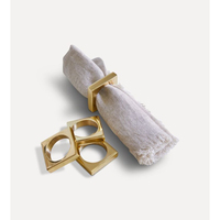 Rond de serviette en métal élégant et porte-mouchoirs avec décoration de table en forme de feuille pour mariages et anniversaires stockés