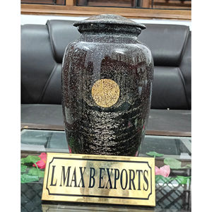 Urnes de crémation pour adultes Metal Night Sky pour cendres humaines avec sac de velours gratuit - Product Image 1