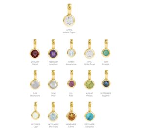 Turquoise pierre de naissance pendentif breloque 925 argent Sterling plaqué or lunette décembre pierres précieuses bijoux pour femmes breloques faites à la main - Product Image 6