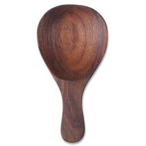 Ensemble de cuillères tendance de forme unique en bois d'acacia et cuillères en bois de cuisine, cuillères à soupe japonaises à long manche en bois en vrac - Product Image 6