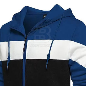 Créez votre propre logo – Nouveaux sweats à capuche zippés pour hommes, doublés, respirants, de haute qualité, style uni, pour l'hiver – Vente en gros en ligne - Product Image 5