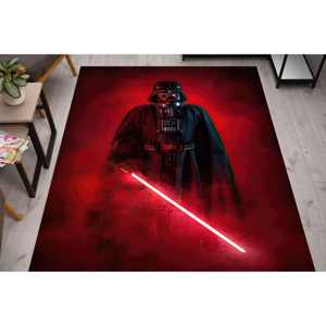 Tapis Darth Vader : Décoration de la grotte de l'homme Star Wars, tapis antidérapant, tapis moelleux à poils longs - Product Image 1