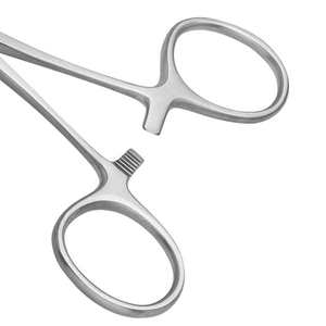 Pince hémostatique manuelle de précision pour interventions vétérinaires, chirurgie générale, acier inoxydable, conception à cliquet de verrouillage par SurgiRight - Product Image 3