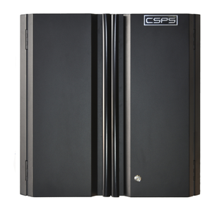 Vente flash - Coffre à outils professionnel noir de 61 cm à 1 niveau, mural, en acier thermolaqué, pour atelier, mécanicien, garage, rangement - Product Image 1