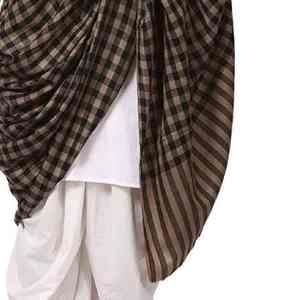 Men Winter <b>Wool</b> Shawl Breathable 300g Elegant Soft Traditional Solid Color Warm <b>Wrap</b> for Office Casual Ethnic Wear - Product Image 2