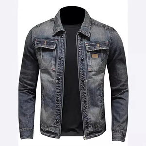 Nueva Llegada, Chaqueta Vaquera Holgada de Estilo Urbano, Fabricantes de Ropa Vaquera con Bordado Personalizado - Product Image 1