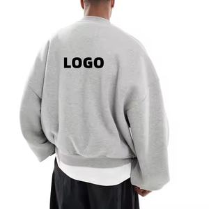 เสื้อสเวตเชิ้ตคอกลมทรงปกติ ขายส่ง แบบเรียบ ไม่มีลาย สำหรับสกรีนดิจิตอล ผ้าโพลีเอสเตอร์/คอตตอนฟลีซ สำหรับฤดูใบไม้ผลิ - Product Image 5