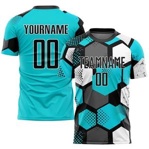 Camiseta de fútbol con estampado 3D de nombre de equipo DIY para hombre, ropa personalizada, Camiseta deportiva de patrocinador, camiseta de fútbol con número de nombre personalizado - Product Image 1