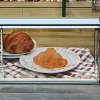 Bougie parfumée artisanale en cire de soja non toxique en forme de croissant, cadeau créatif pour Noël
