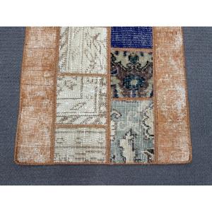 1.6x4.4 ft Turkish Rug, Rug, <b>Brown</b> Persian Rug <b>Wool</b> - Product Image 4