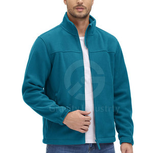 Veste en molleton pour homme, sur mesure, prix d'usine, haute qualité, coton/polyester, fermeture éclair personnalisée, étiquette privée - Product Image 2