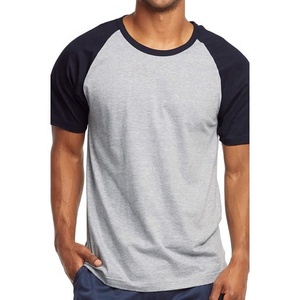 Men's <b>Raglan</b> <b>T</b>-<b>Shirt</b> 100% Cotton Knitted O-Neck Collar Short <b>Sleeve</b> Regular Fit Eco-Friendly - Product Image 6